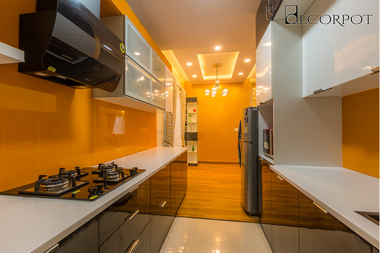 Parallel Kitchen Interior Design-Kitchen 2-2BHK, Kanakpura Road, Bangalore